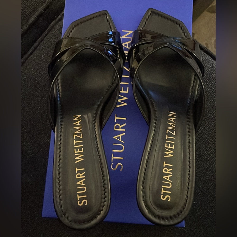 New In Box. Stuart Weitzman Black Women's Shoes.